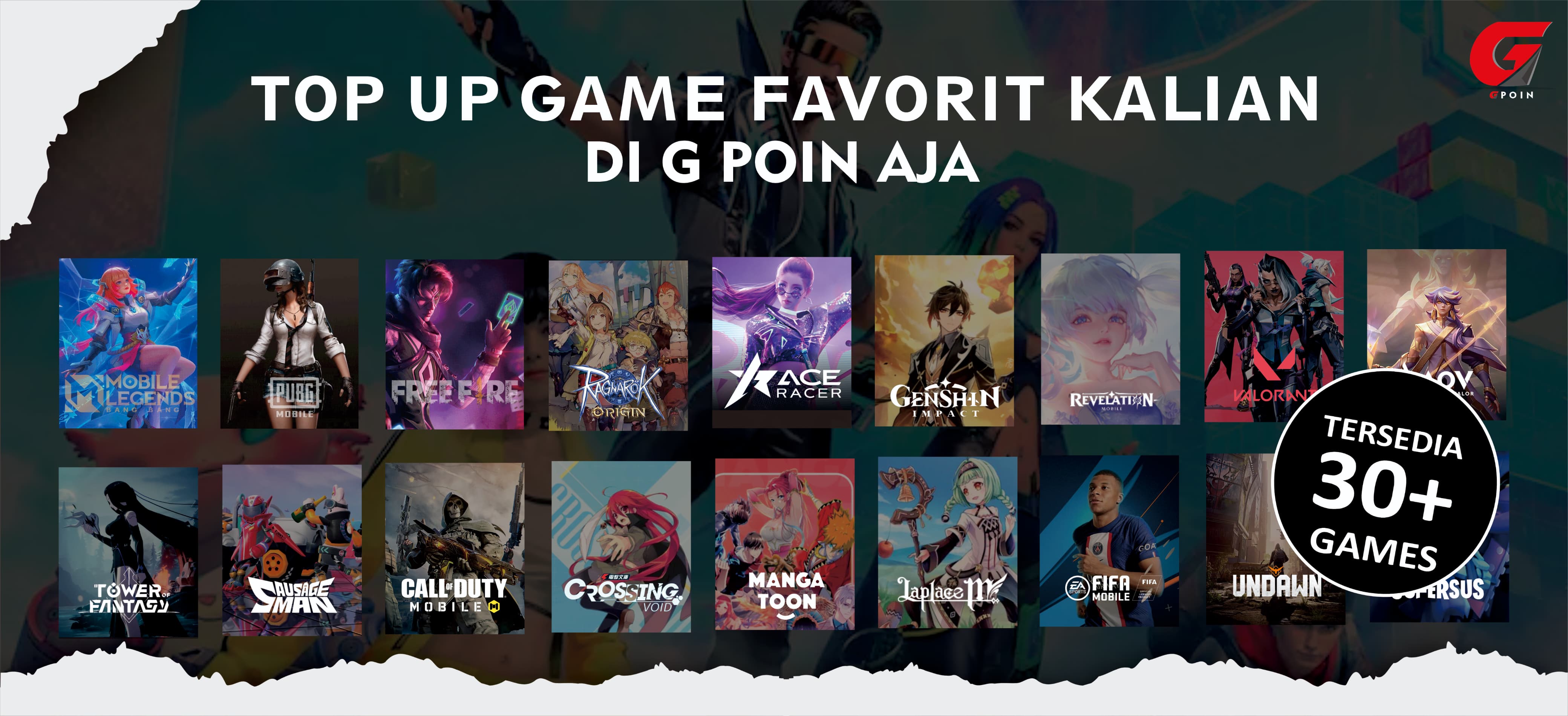 gpoin.com — Top Up Game Murah & Terpercaya